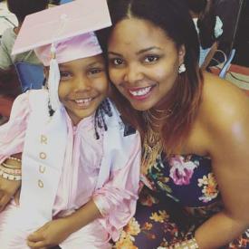 Still coping: Satisha Cleckley and her daughter Ja'Niya, are still struggling with the aftermath of a fiery 2013 crash on Erie Street that left them traumatized. 